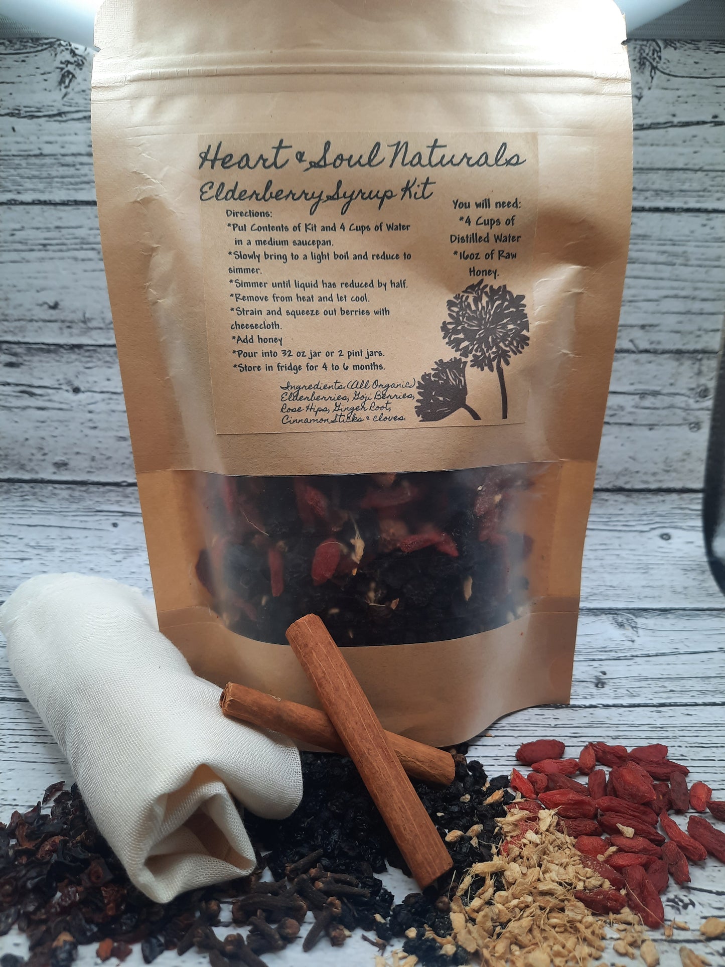 Elderberry Syrup DIY Kit