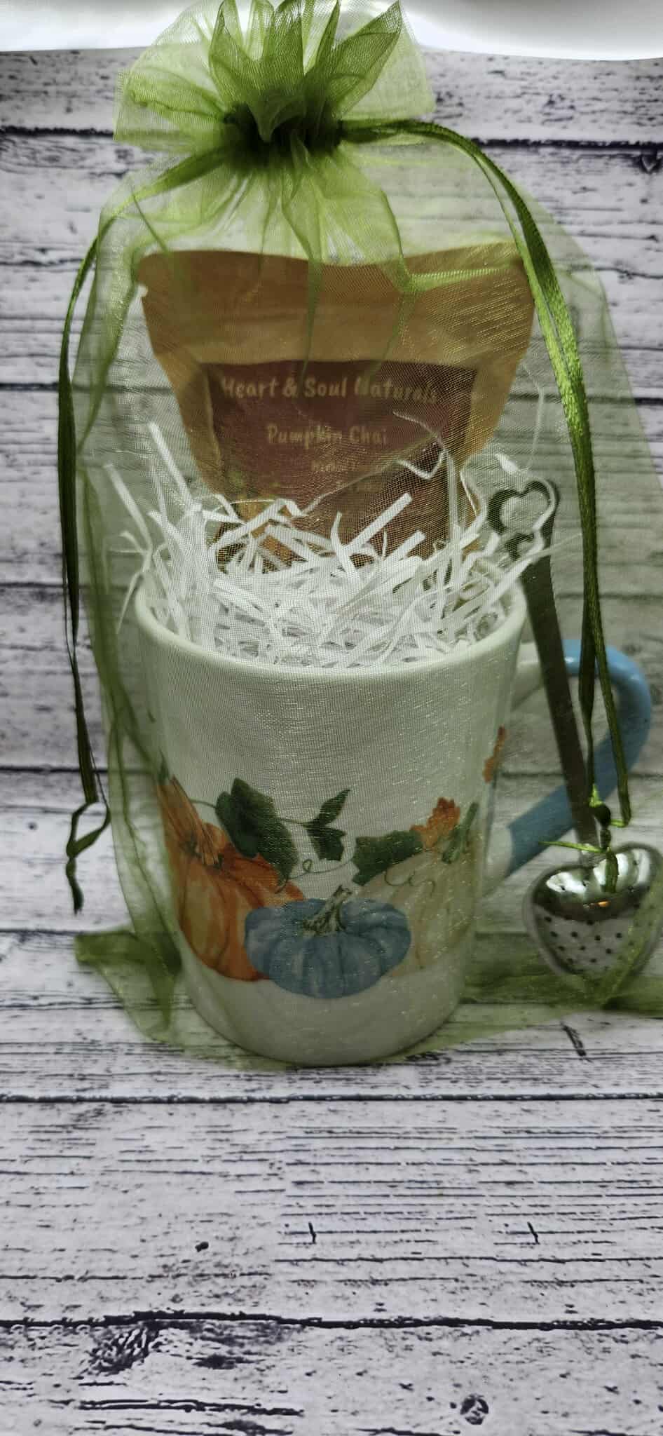 Pumpkin Mug & Pumpkin Chai Tea Set