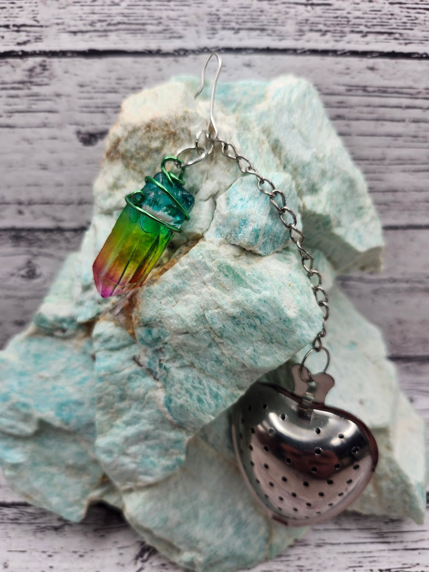 Rainbow Quartz Tea Infuser