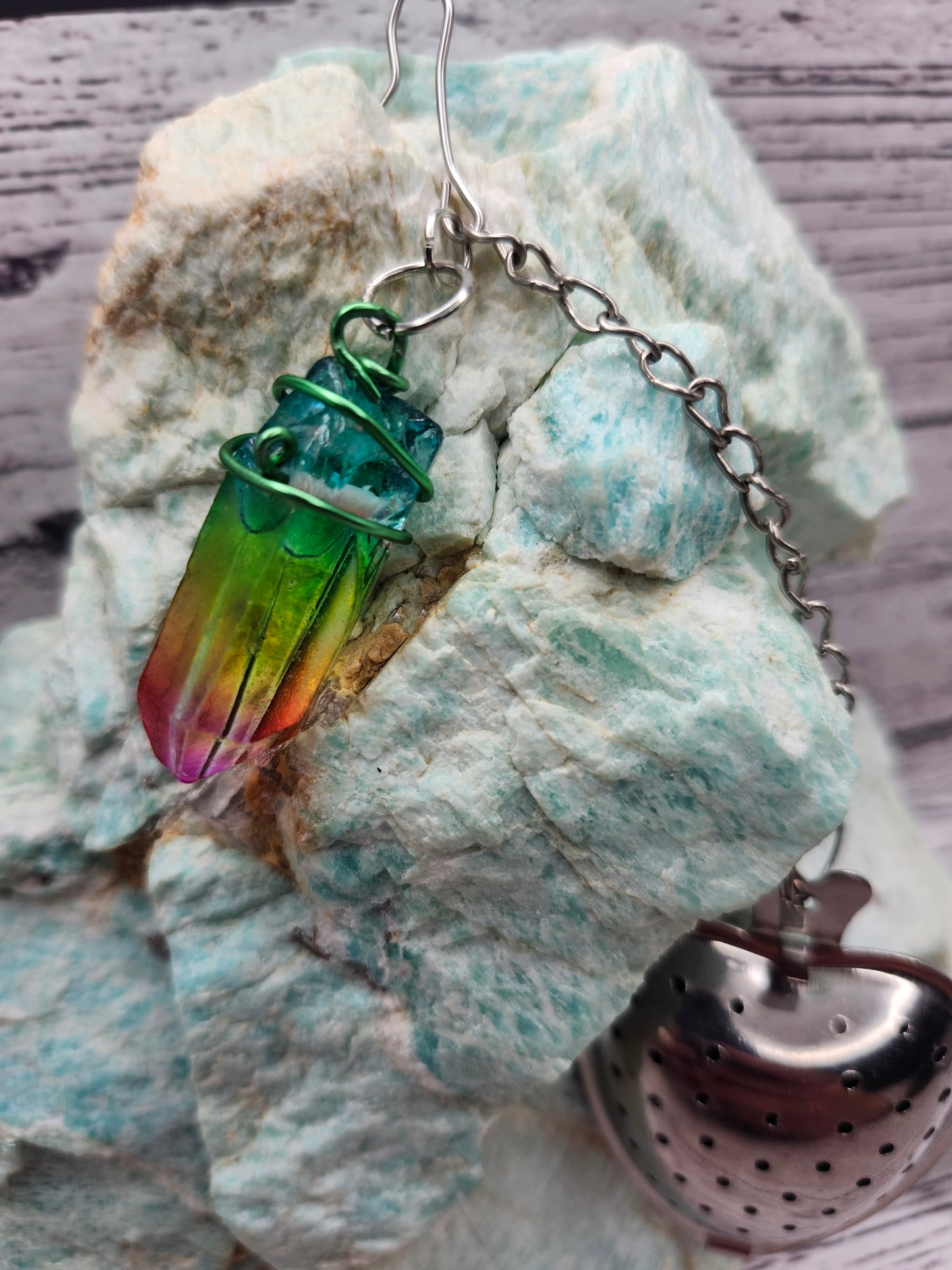 Rainbow Quartz Tea Infuser
