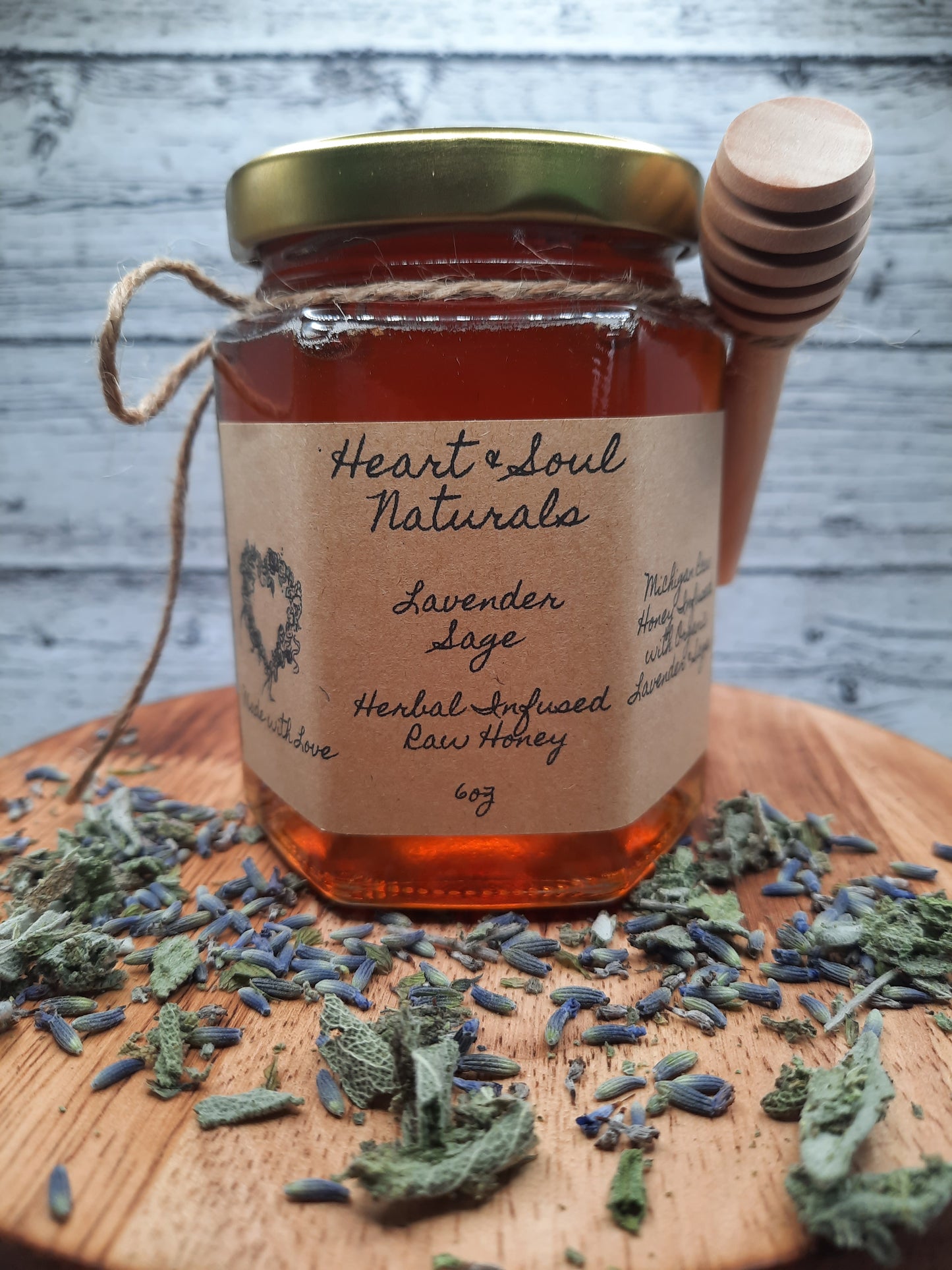 Lavender & Sage Honey