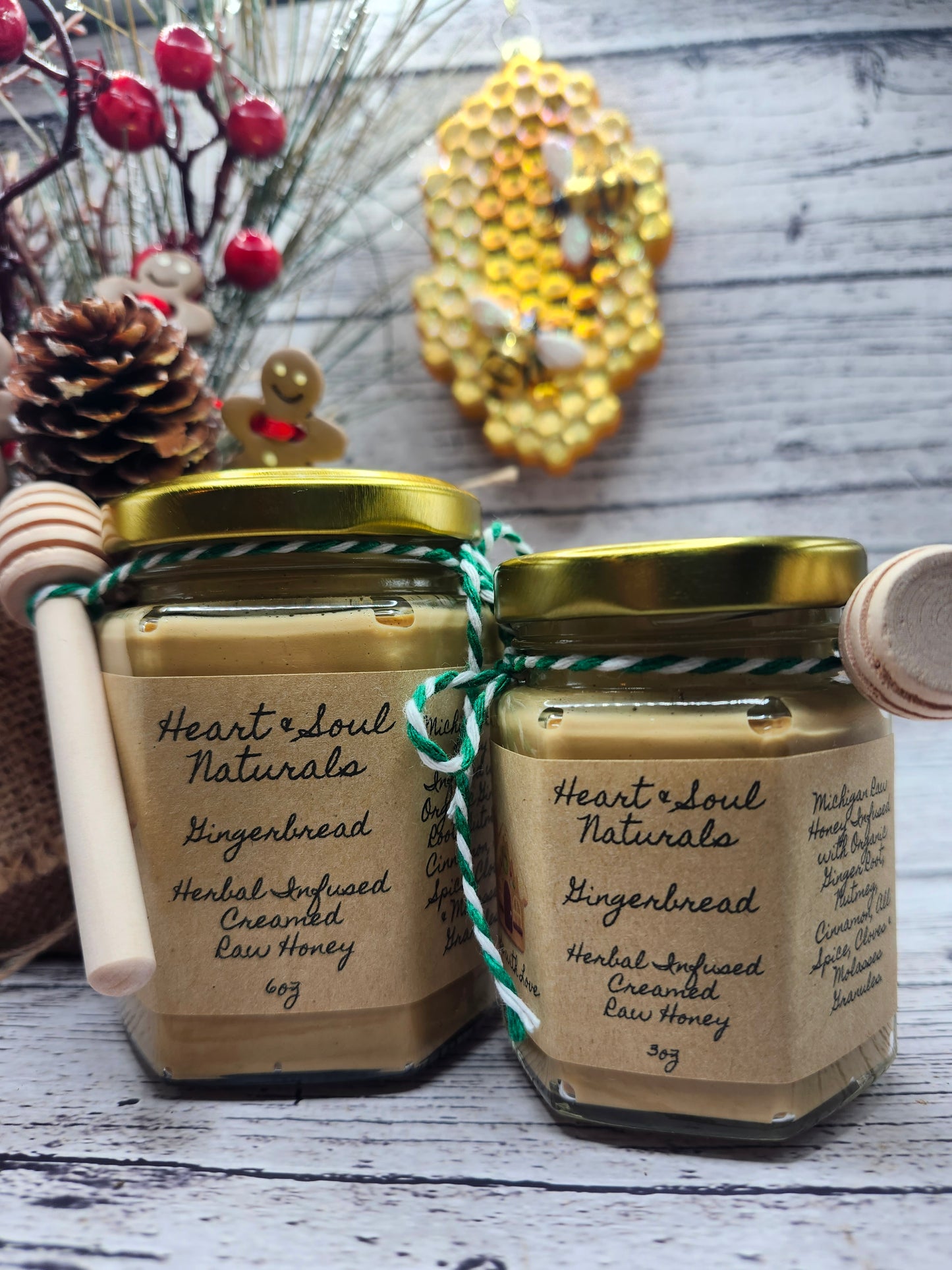 Gingerbread Creamed & Infused Raw Honey