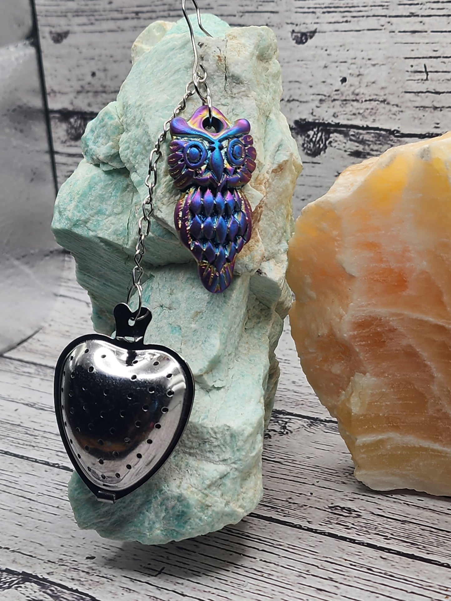 Iridescent Owl Tea Infuser