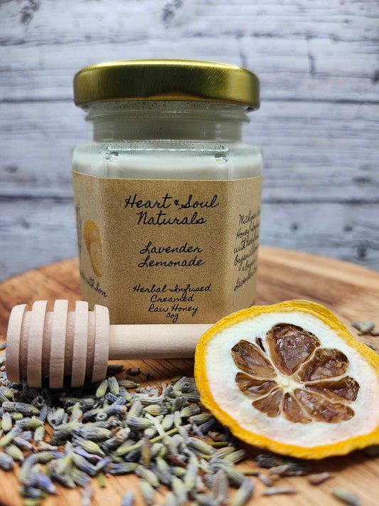 Lavender Lemonade Infused & Creamed Raw Honey