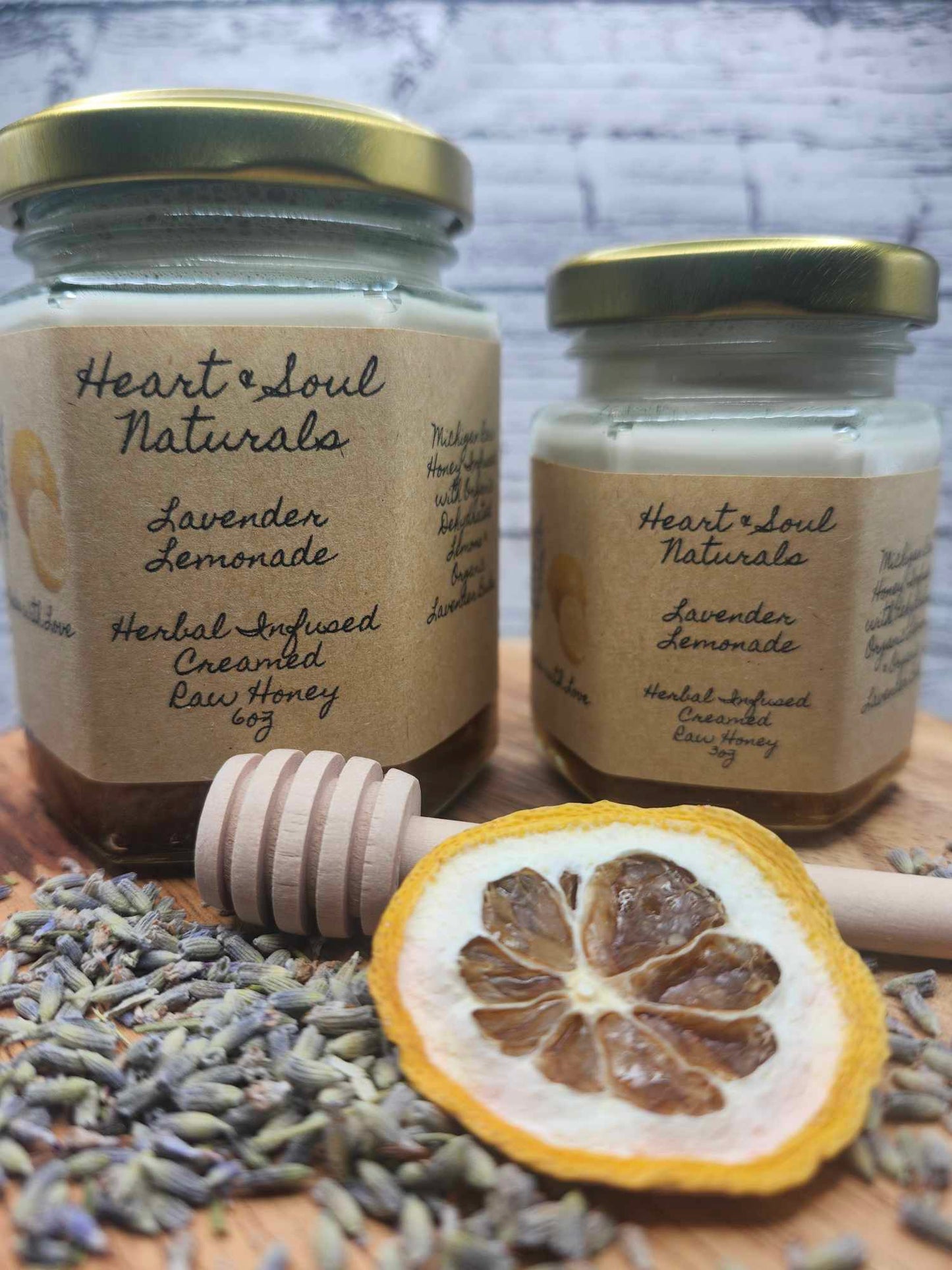 Lavender Lemonade Infused & Creamed Raw Honey