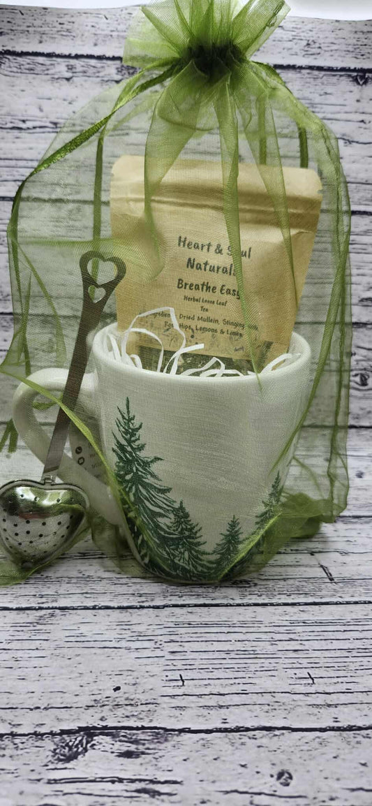 Evergreen Mug & Breath Easy Tea Set
