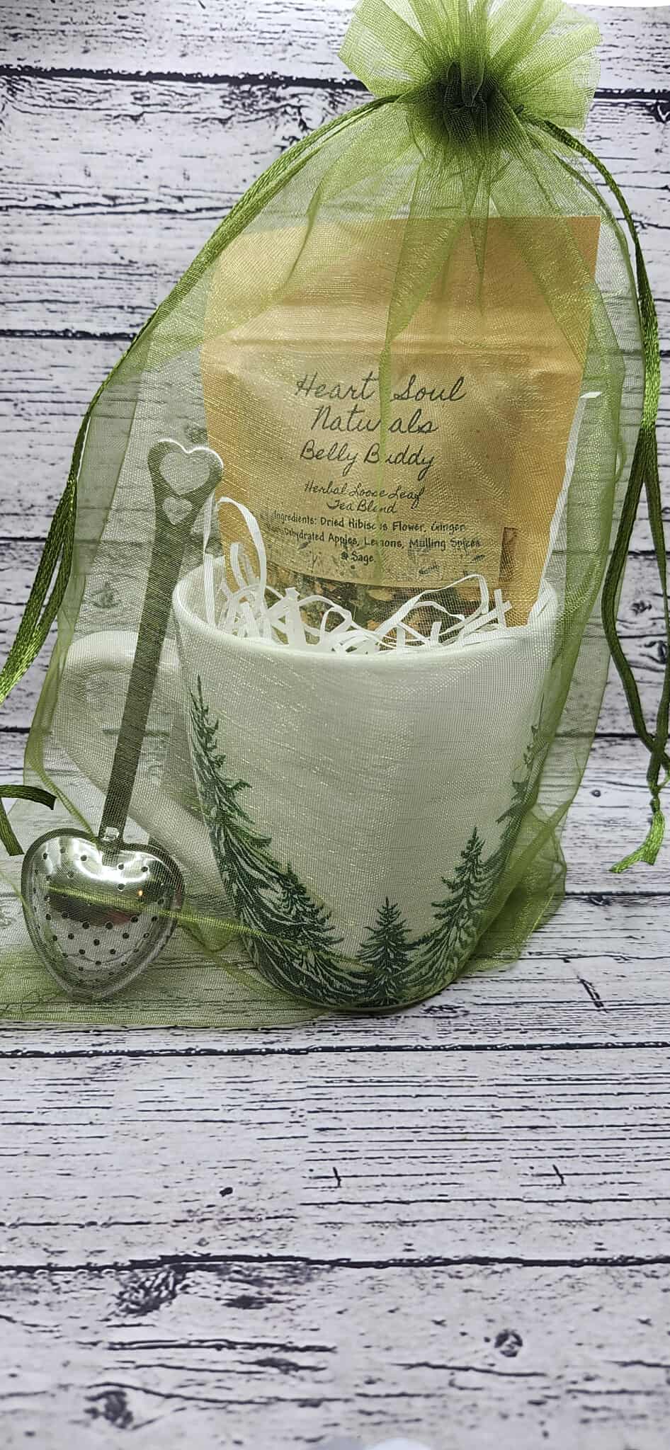 Evergreen Mug & Belly Buddy Tea Set