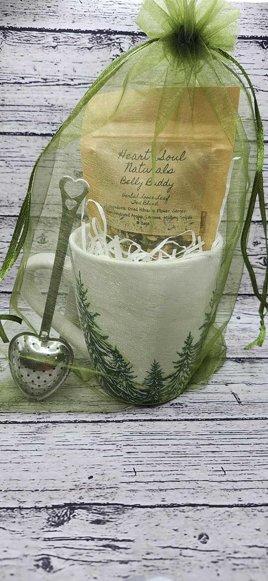 Evergreen Mug & Belly Buddy Tea Set