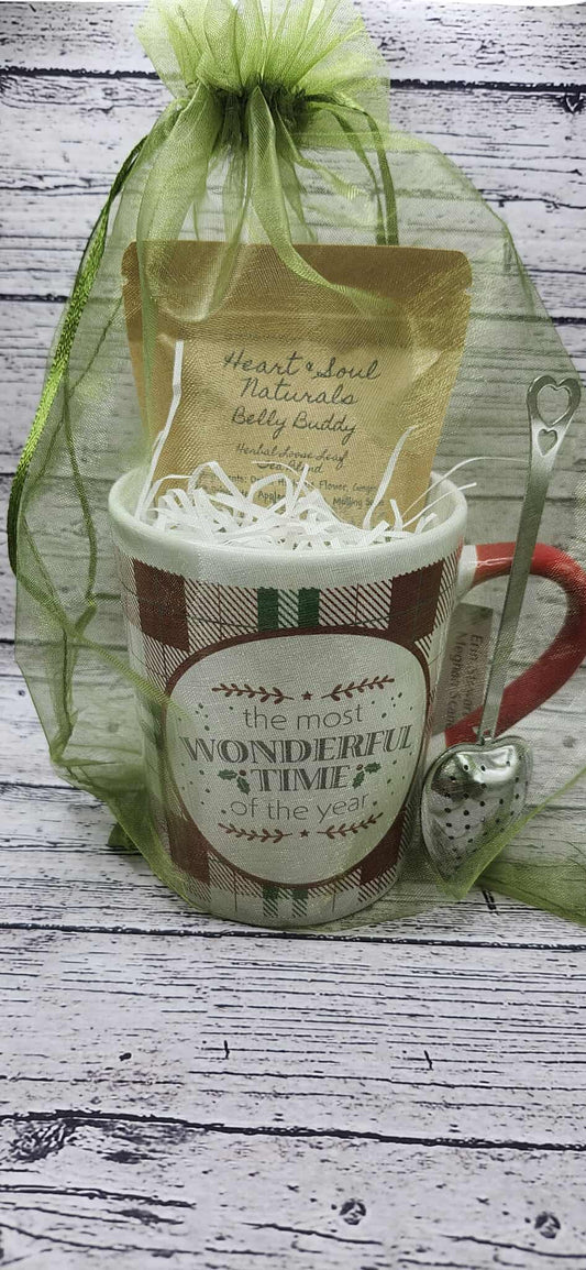 Most Wonderful time of the Year Mug & Belly Buddy Tea Set